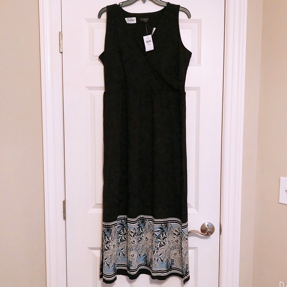 NWT J.JILL WEAREVER HAVANA FLORAL MAXI DRESS SIZE XL, MSRP $139.00 - Picture 6 of 12